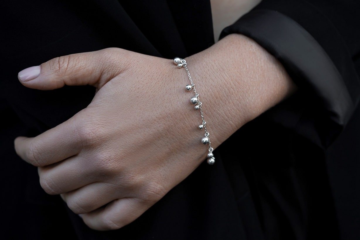 Браслет «Розсип кульок» (3,4,5 мм)