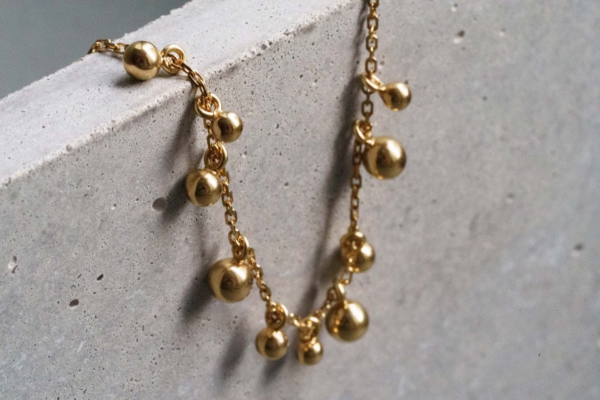 Браслет «Розсип кульок» (3,4,5 мм)