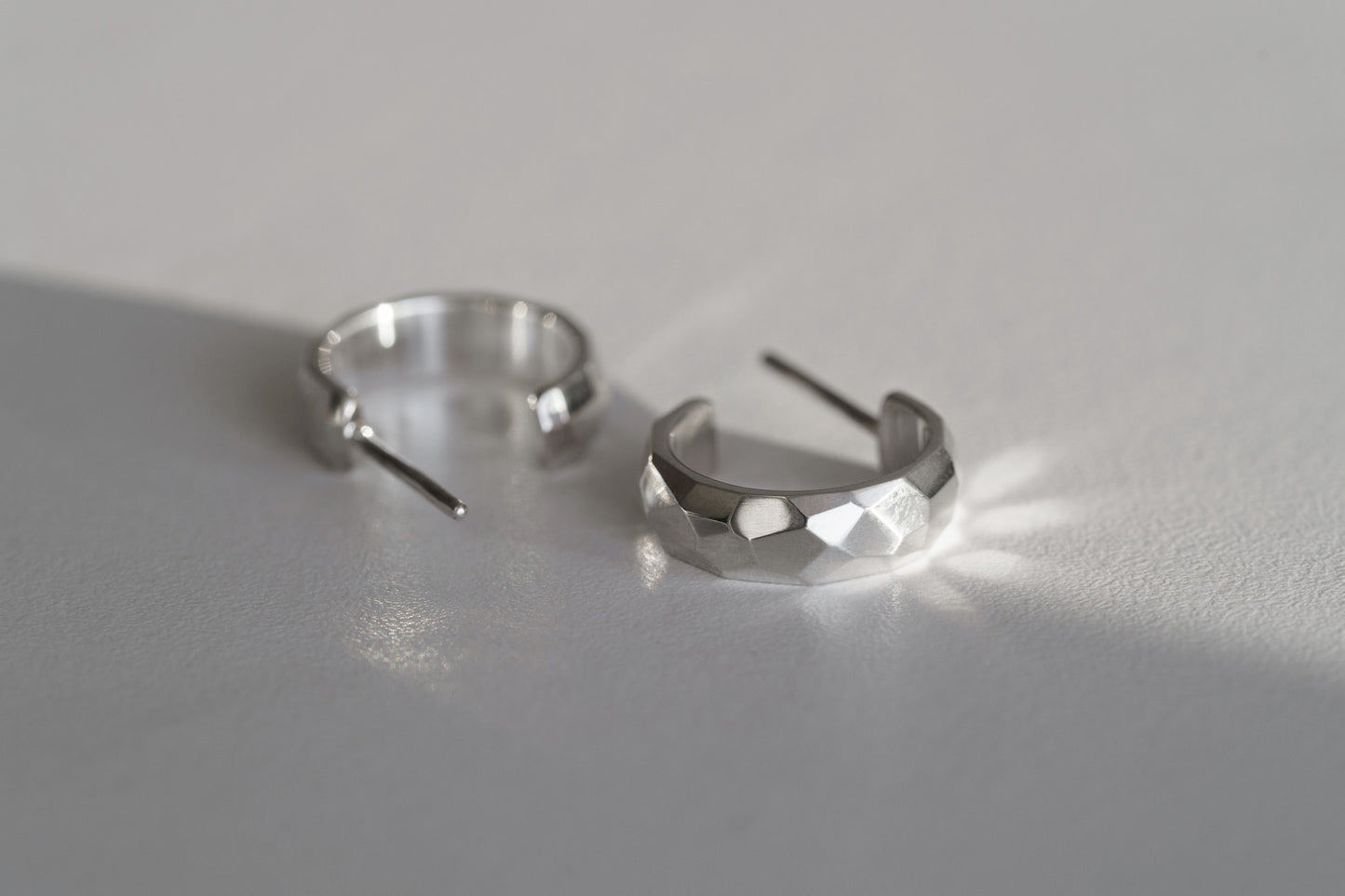 Сережки-конго «Дрібні грані»