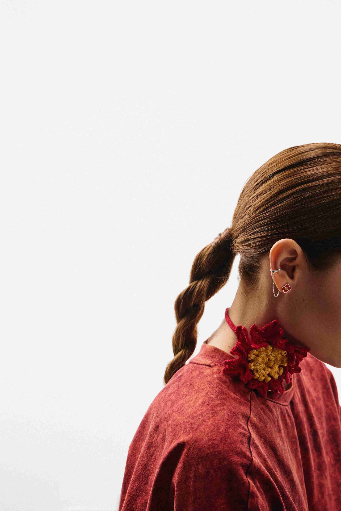 Кафф «Симпл» з ланцюжком - додаток до сережок