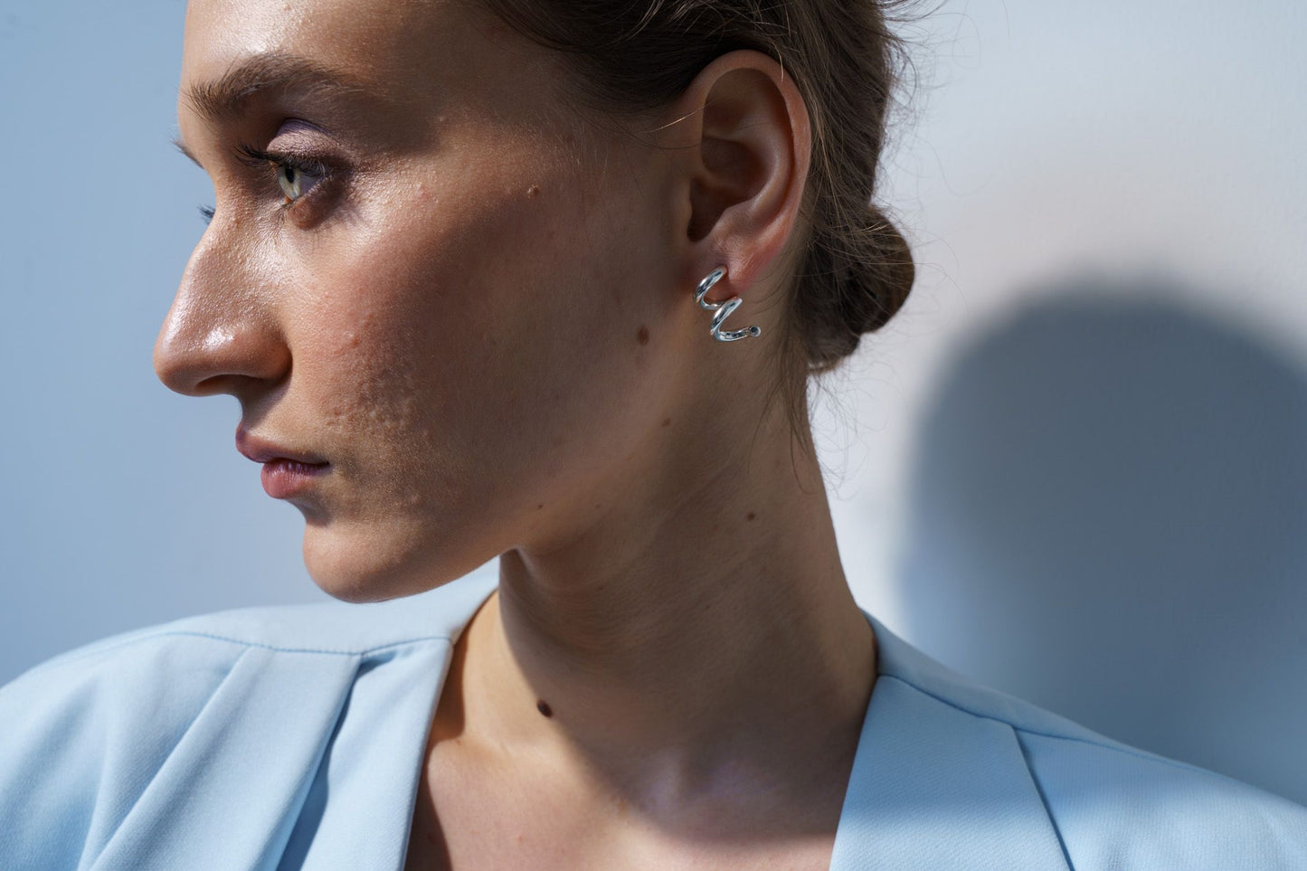 Сережки «Висхідний шлях» менші короткі