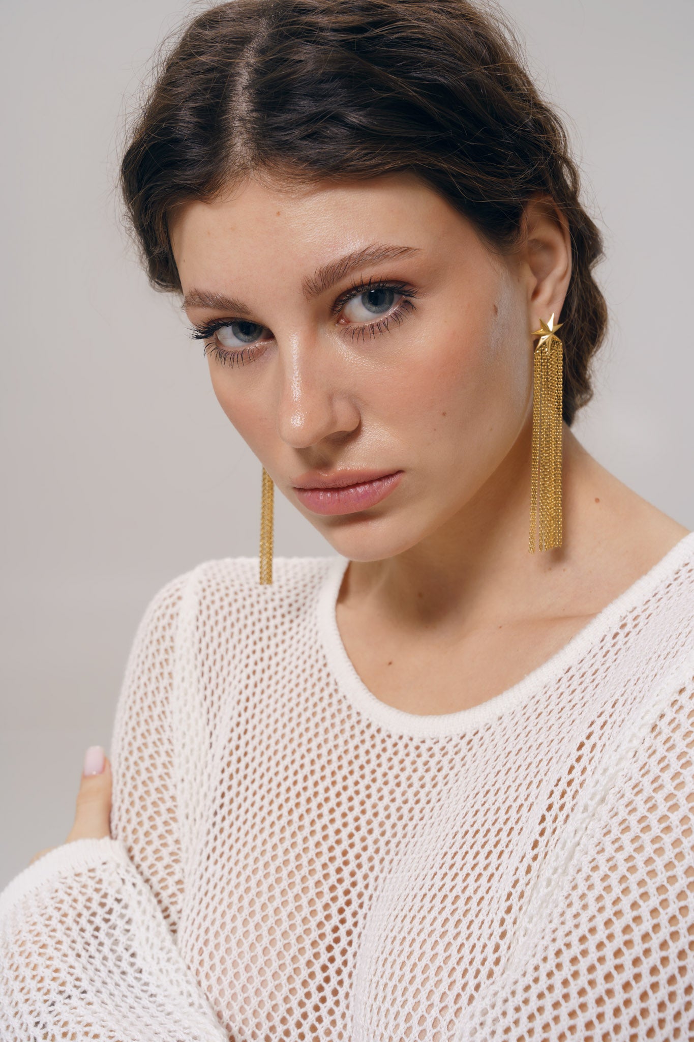 Сережки «Комета» («хвіст» комети 80 мм)