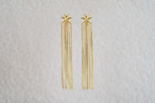 Сережки «Комета» («хвіст» комети 80 мм)