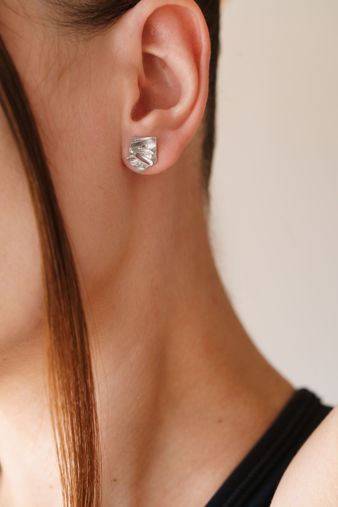 Сережки «Колотий лід» (10х12 мм)