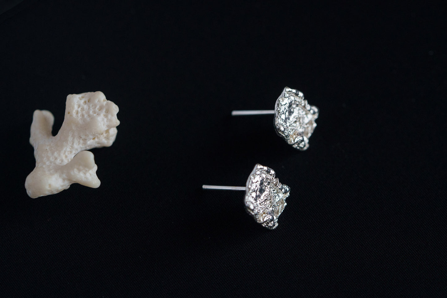 Сережки «Морська піна» світлі