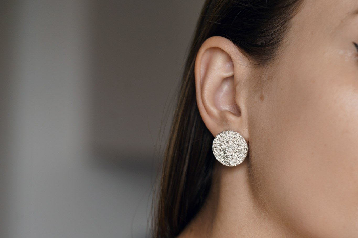 Сережки-диски «Одеський пісок» (20 мм)