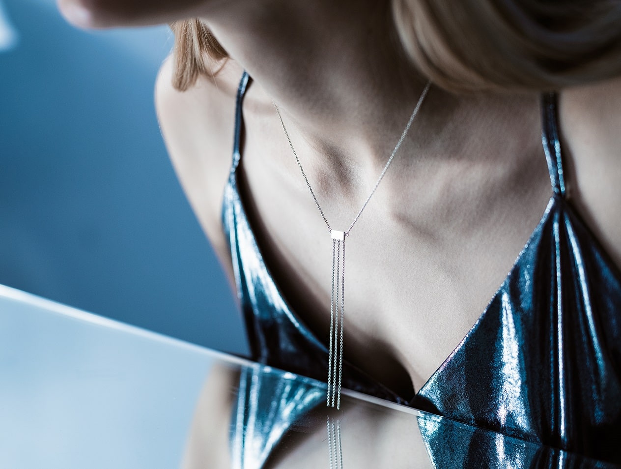 Кольє «Три cтруни» (8 см)