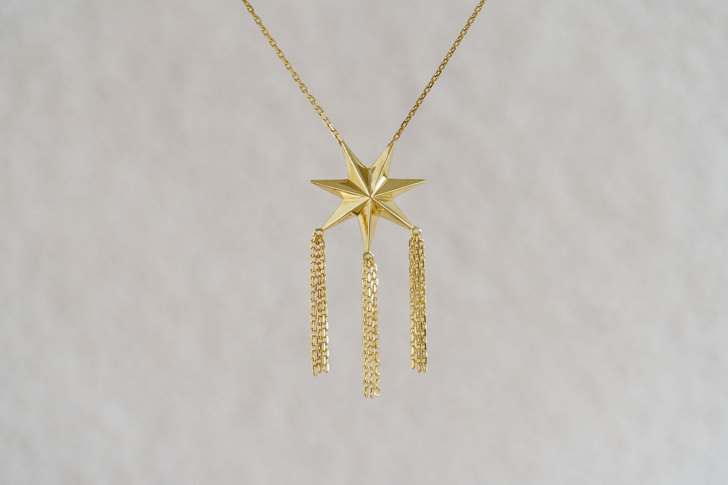 Кольє «Провідна зоря» з ланцюжками