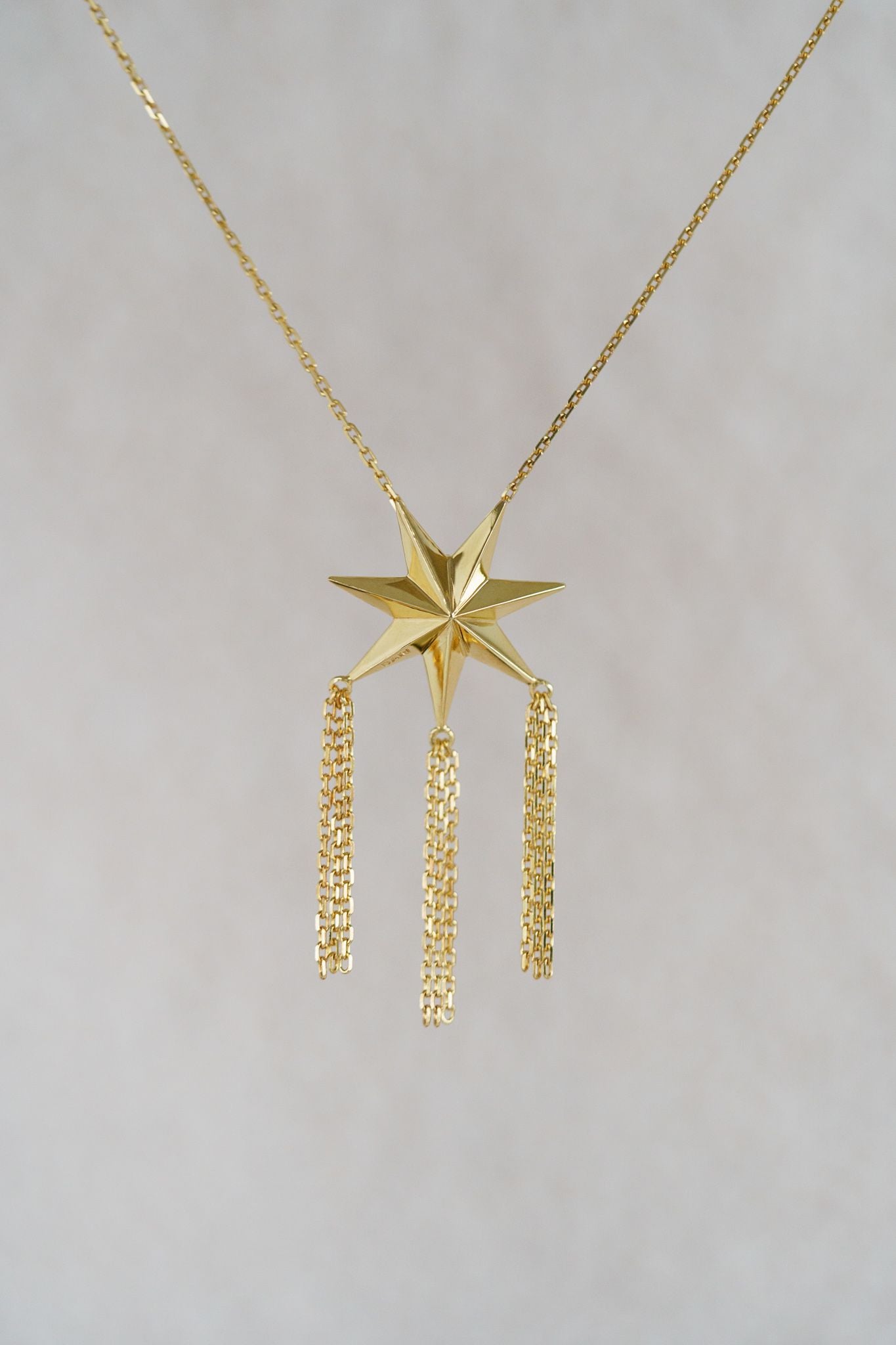 Кольє «Провідна зоря» з ланцюжками