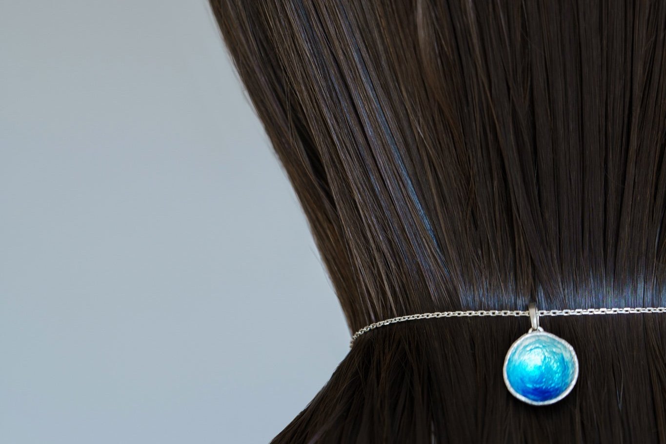 Кулон «Море» (16 мм) синій