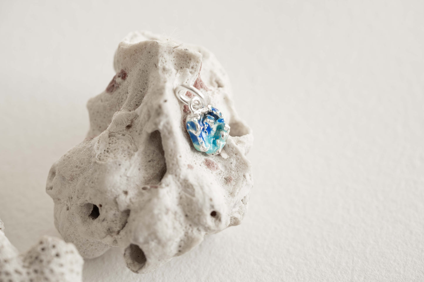 Кулон «Шторм» міні синій