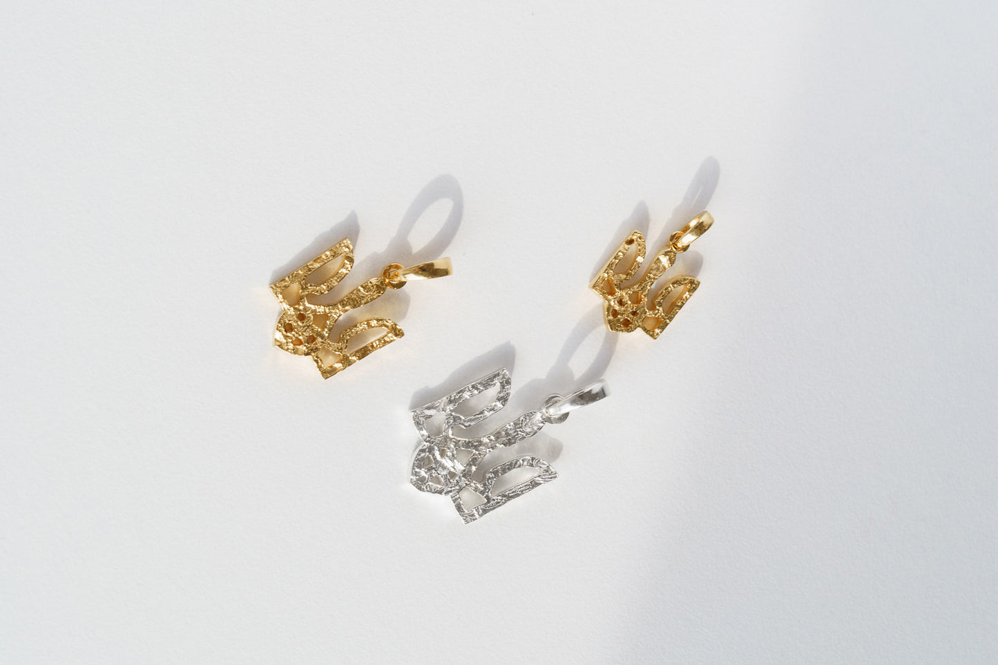 Кулон «Тризуб» рельєфний