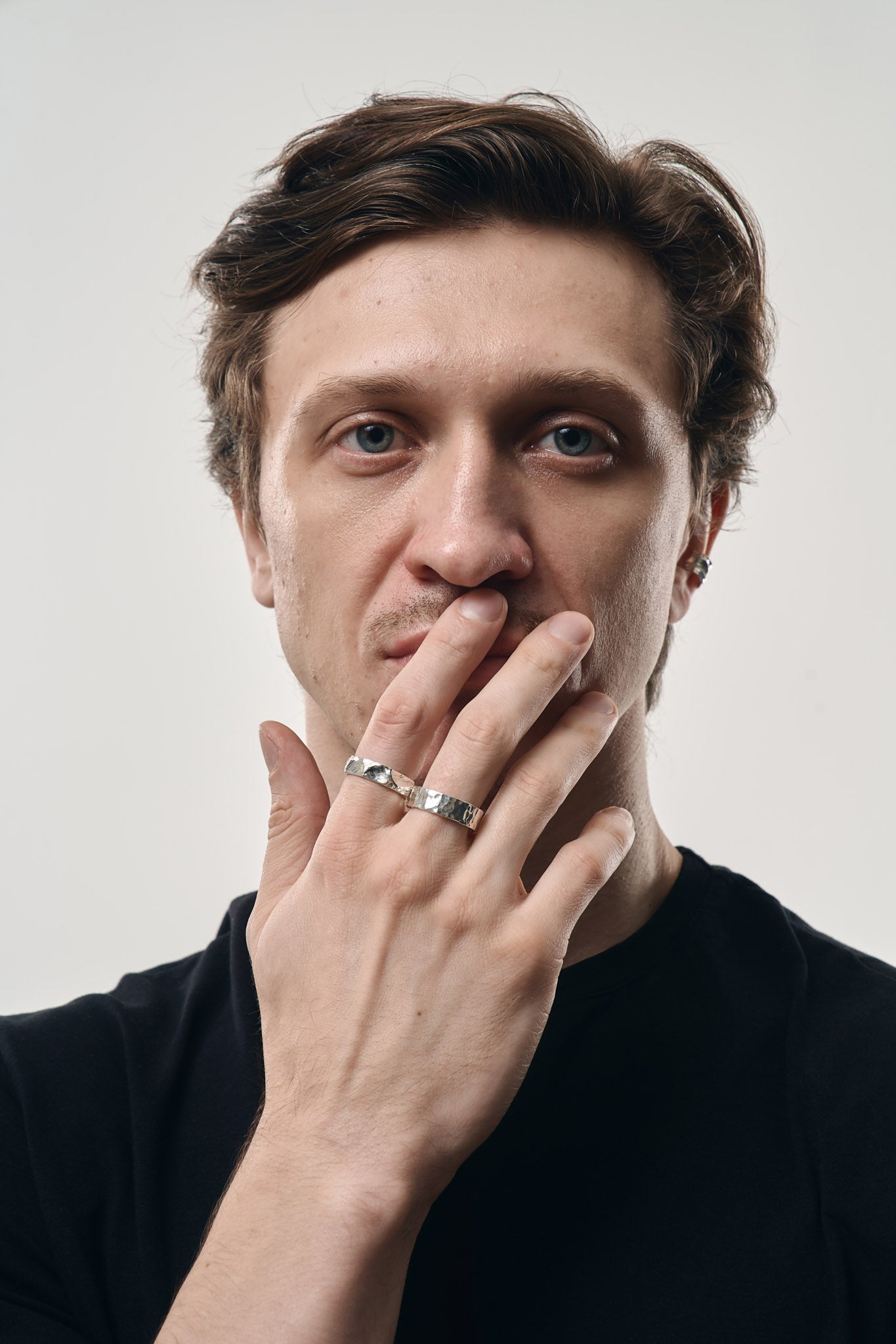Каблучка «Антрацит Донеччини та Луганщини» світла (6 мм)