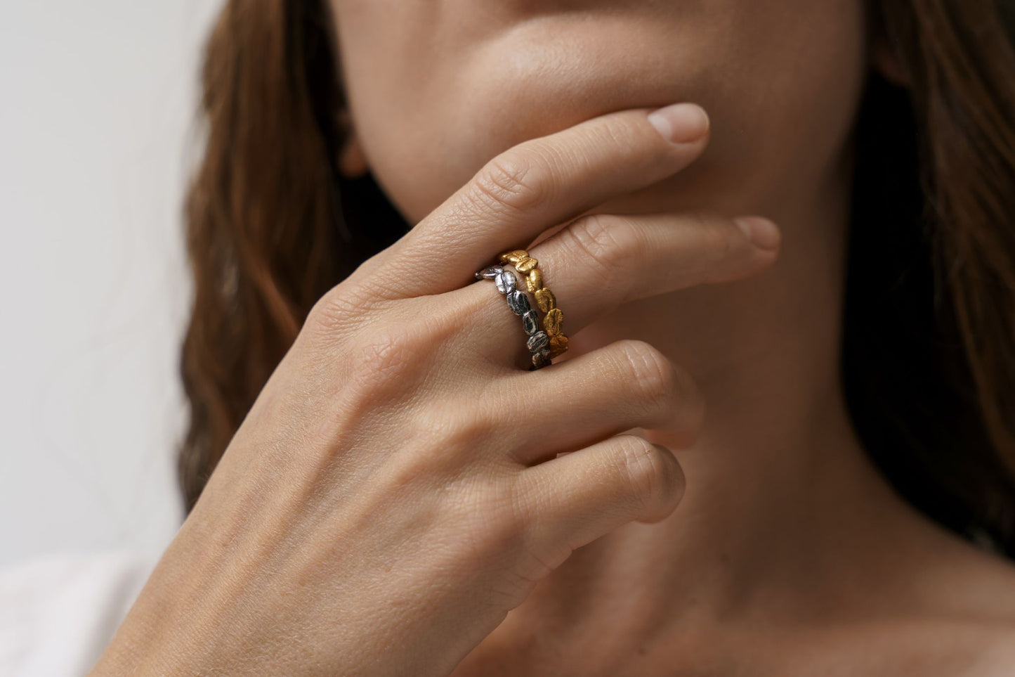 Каблучка «Львівська кава» світла (4 мм)