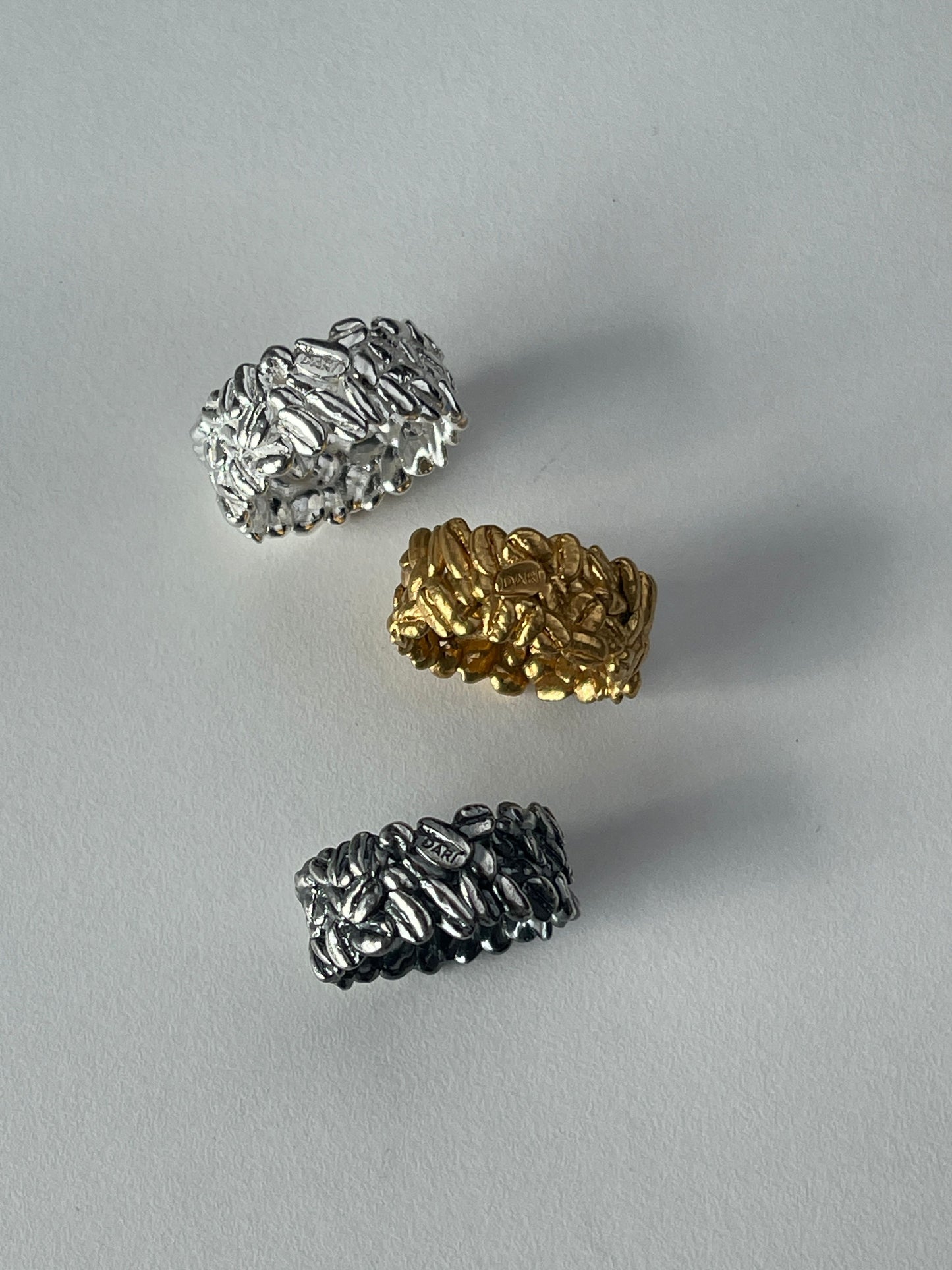 Каблучка «Львівська кава» з чорнінням (9 мм)