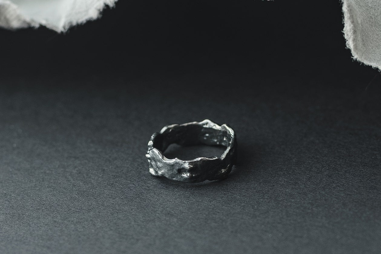 Каблучка «Темний астероїд» (6 мм)