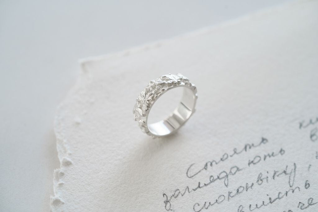 Каблучка «Київські каштани» світла (6 мм)