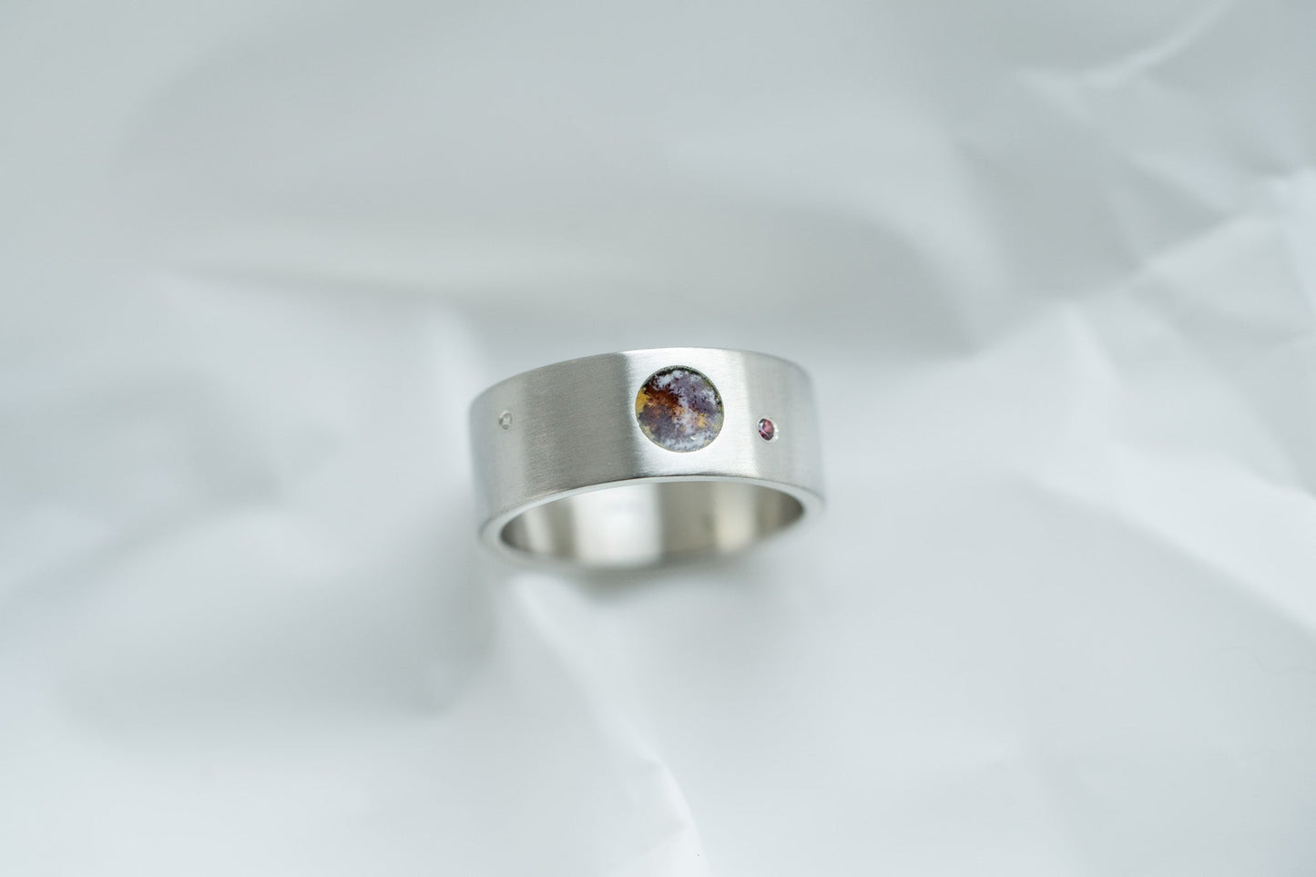 Каблучка «Плутон» з супутниками Харон, Стікс, Нікта, Кербер і Гідра (8 мм)