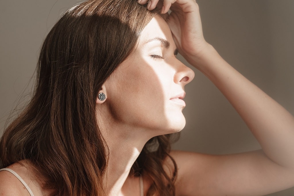 Сережки-пусети «Астероїд»