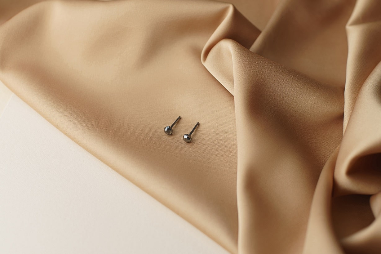 Сережки-пусети «Грані» міні