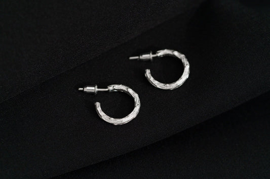 Сережки-конго «Лоза» світлі