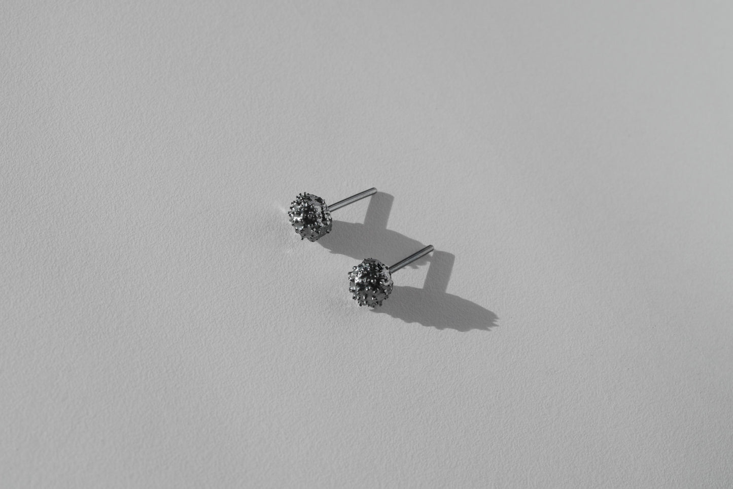 Сережки «Горіх каштану» з чорнінням