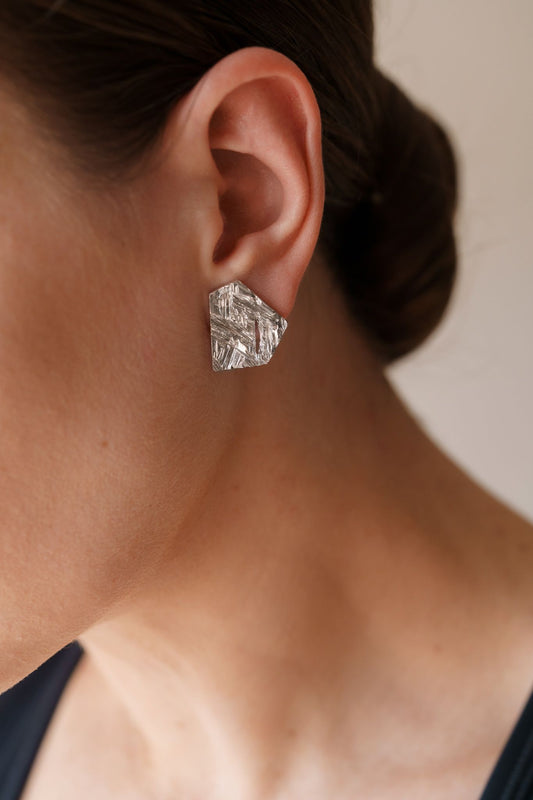 Сережки «Колотий лід» (17х20 мм)