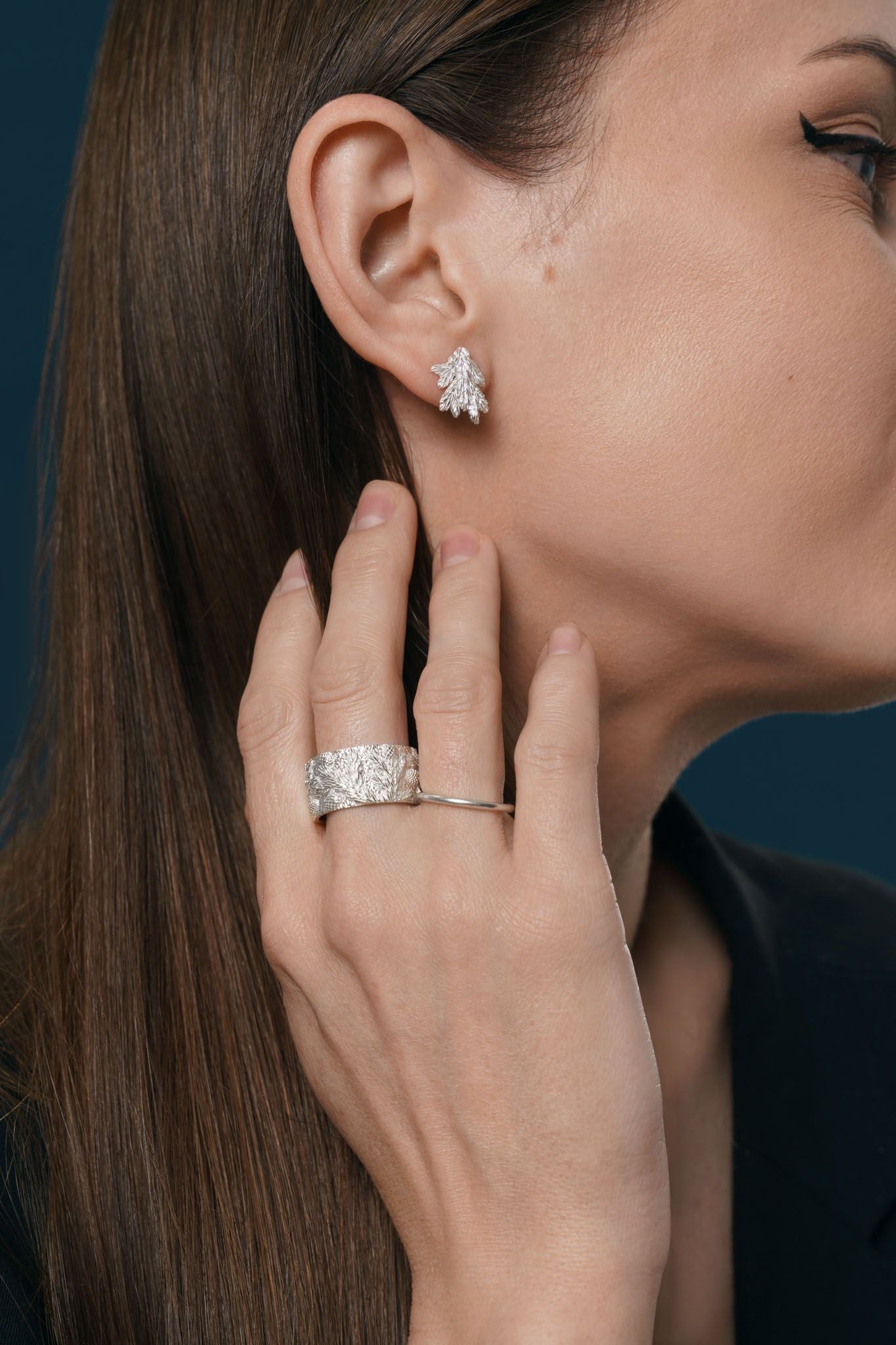 Каблучка «Карпатська смерека» світла (10 мм)