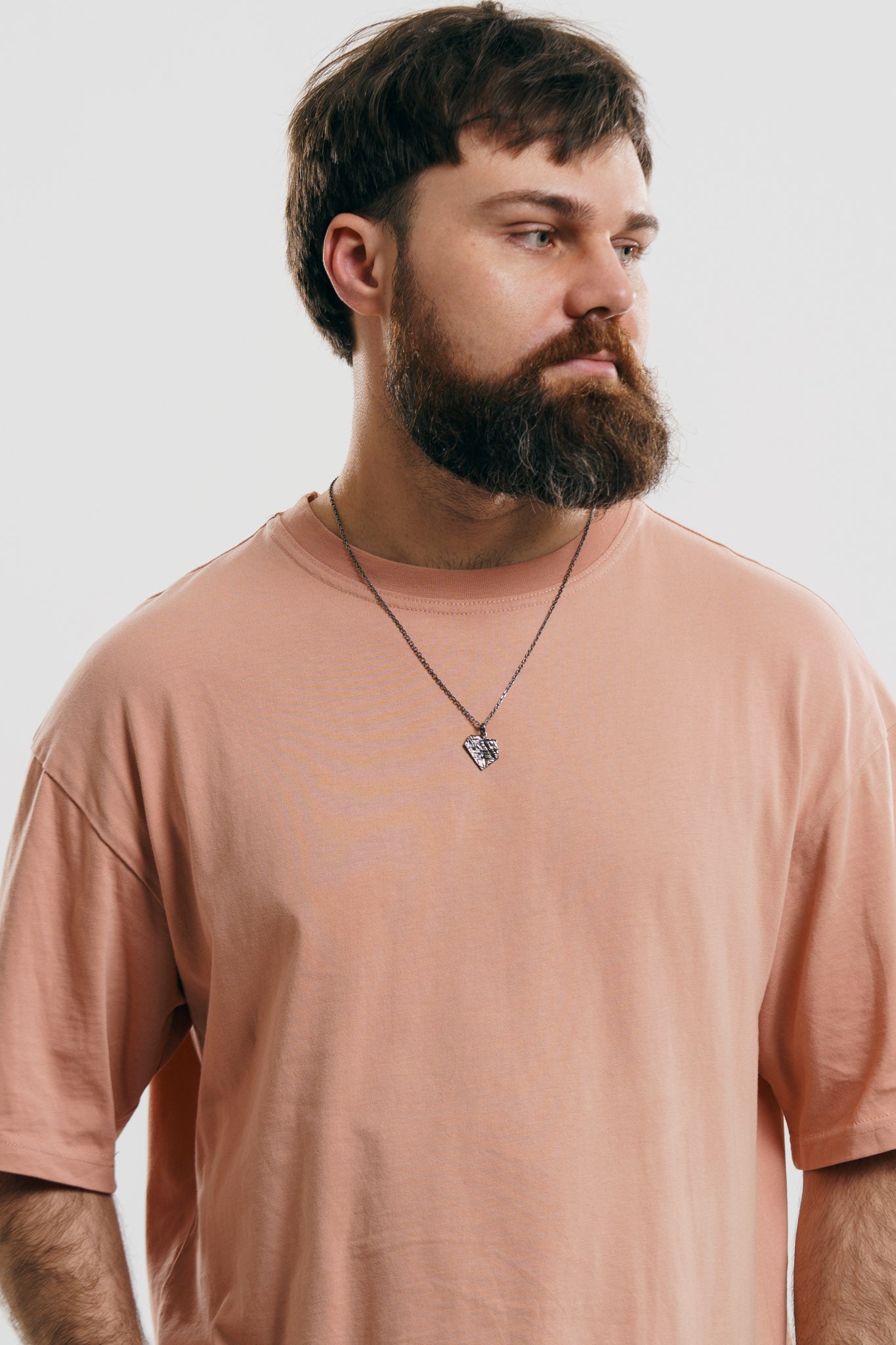 Кулон «Колотий лід» (17х20 мм) з чорнінням