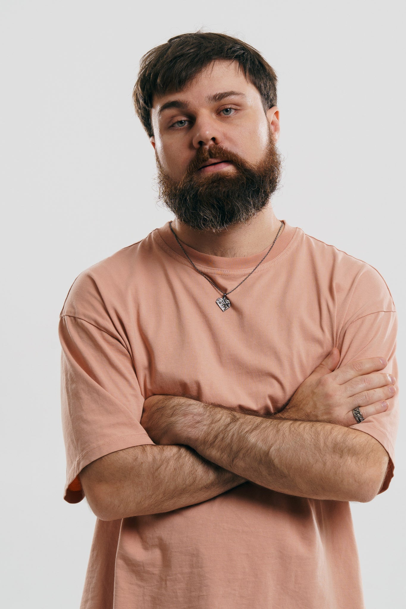 Кулон «Колотий лід» (17х20 мм) з чорнінням