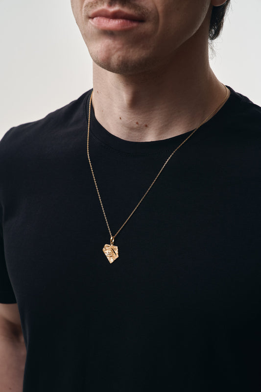 Кулон «Колотий лід» (17х20 мм) світлий