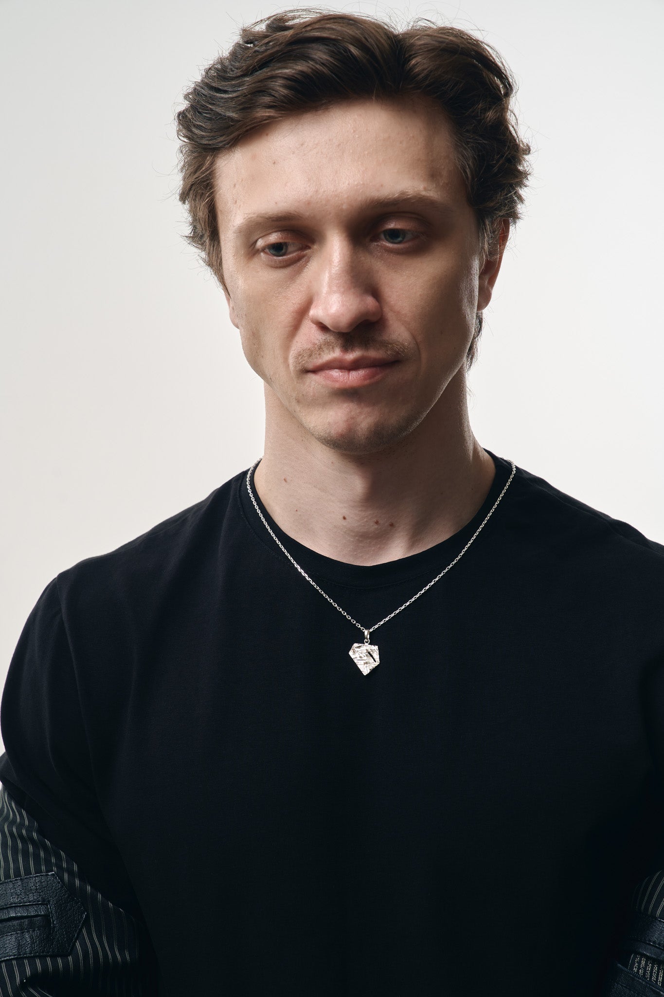 Кулон «Колотий лід» (17х20 мм) світлий