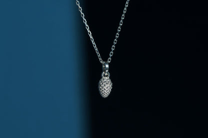 Кулон «Шишка смереки» світлий