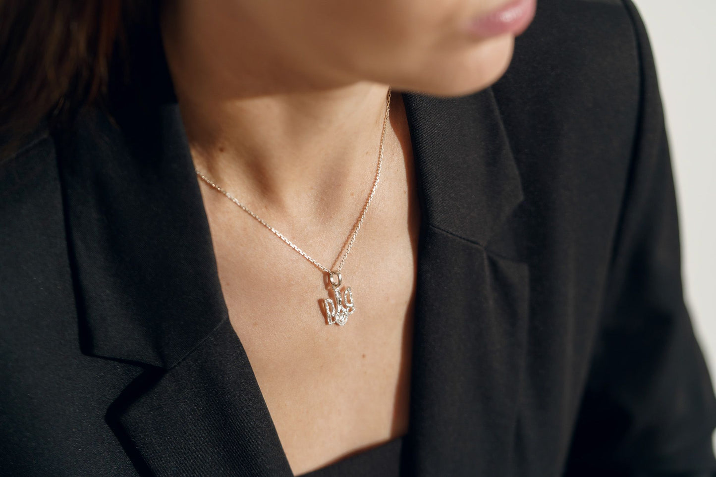 Кулон «Тризуб» рельєфний