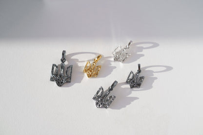 Кулон «Тризуб» рельєфний