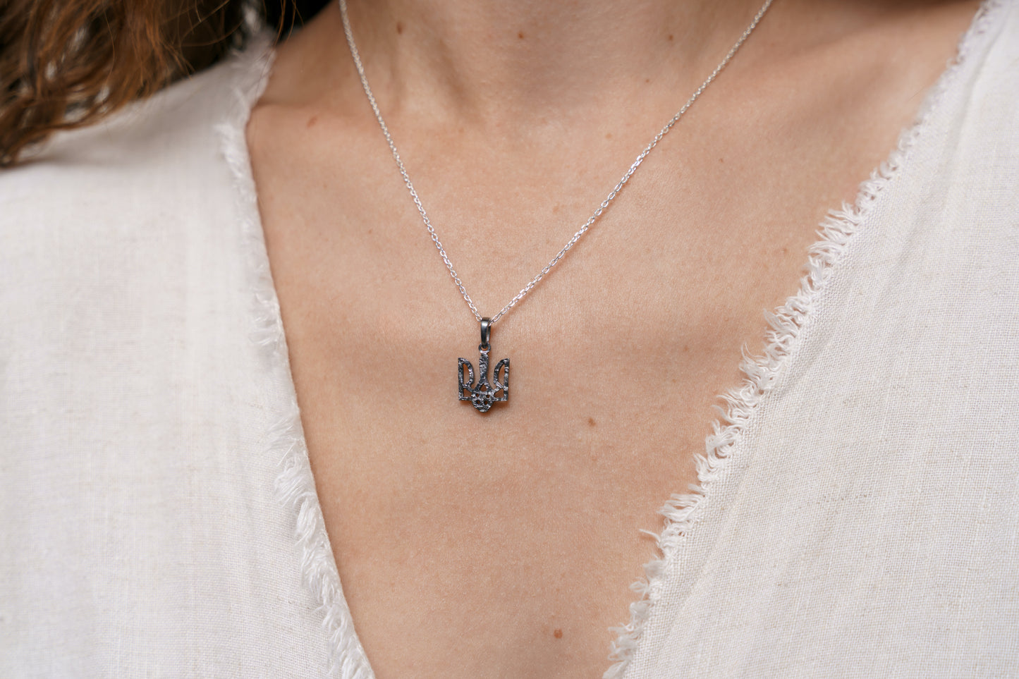 Кулон «Тризуб» рельєфний