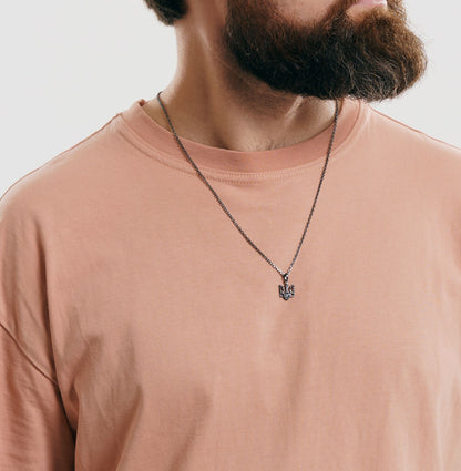 Кулон «Тризуб» рельєфний