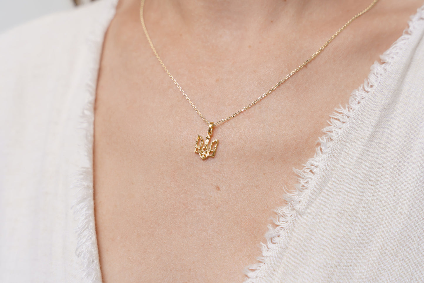 Кулон «Тризуб» рельєфний