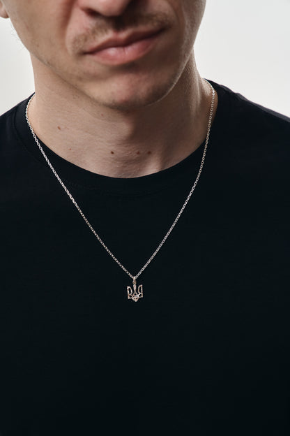 Кулон «Тризуб» рельєфний