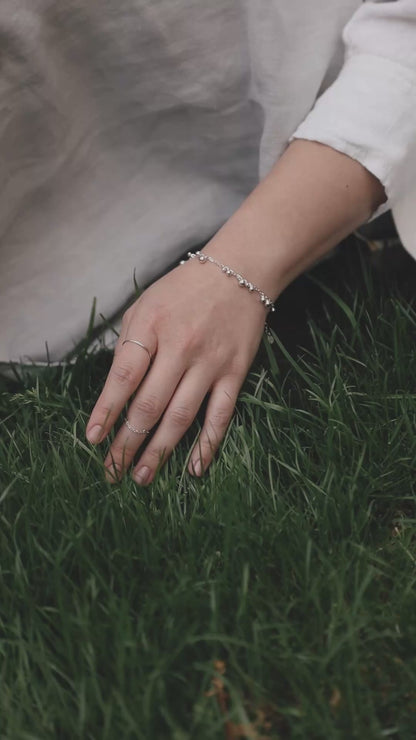 Браслет «Розсип кульок» (3,4,5 мм)