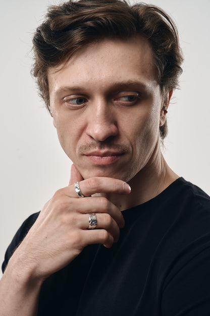 Каблучка «Антрацит Донеччини та Луганщини» світла (6 мм)