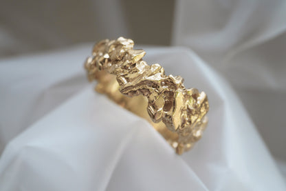 Каблучка «Пояс астероїдів» (7 мм) з позолотою