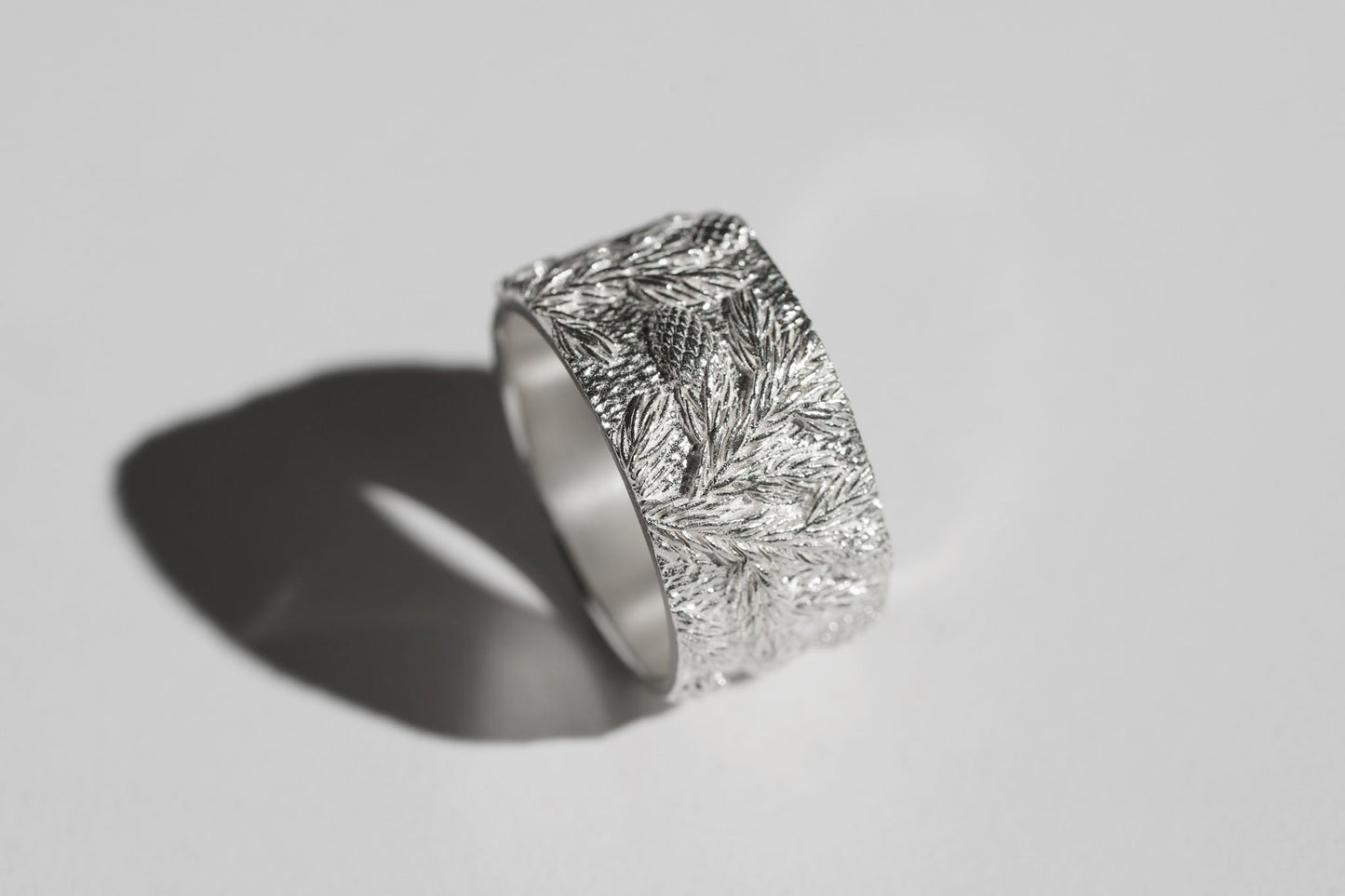 Каблучка «Карпатська смерека» світла (10 мм)