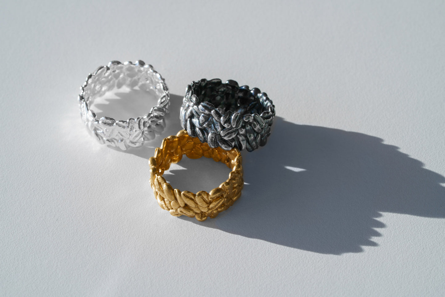 Каблучка «Львівська кава» з чорнінням (9 мм)