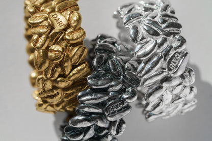 Каблучка «Львівська кава» з чорнінням (9 мм)