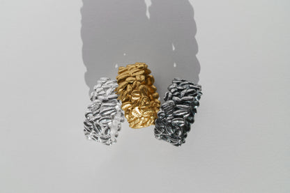 Каблучка «Львівська кава» з чорнінням (9 мм)