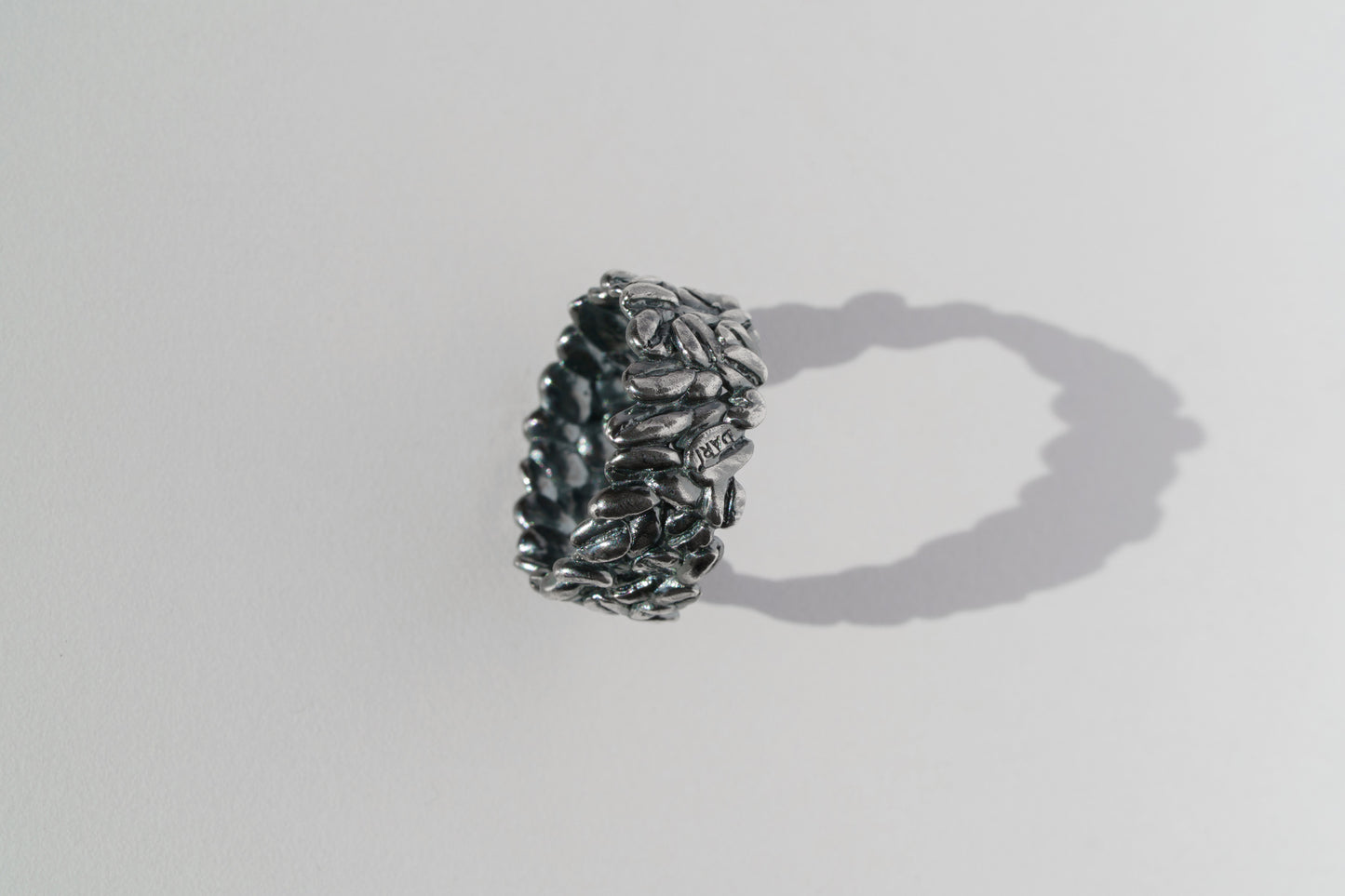 Каблучка «Львівська кава» з чорнінням (9 мм)