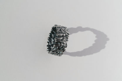 Каблучка «Львівська кава» з чорнінням (9 мм)