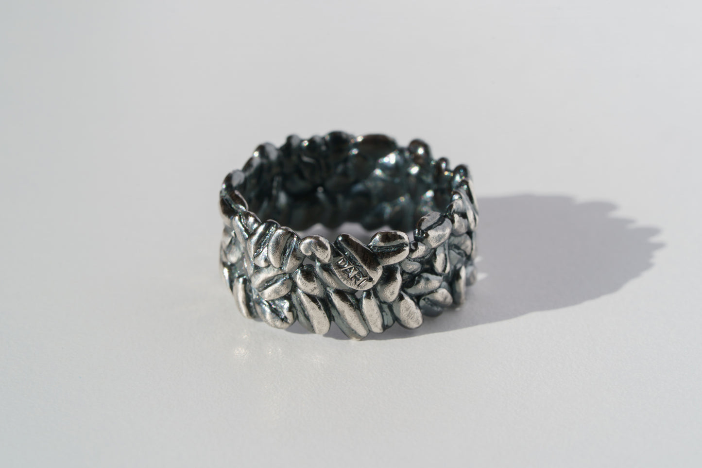 Каблучка «Львівська кава» з чорнінням (9 мм)