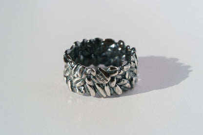 Каблучка «Львівська кава» з чорнінням (9 мм)